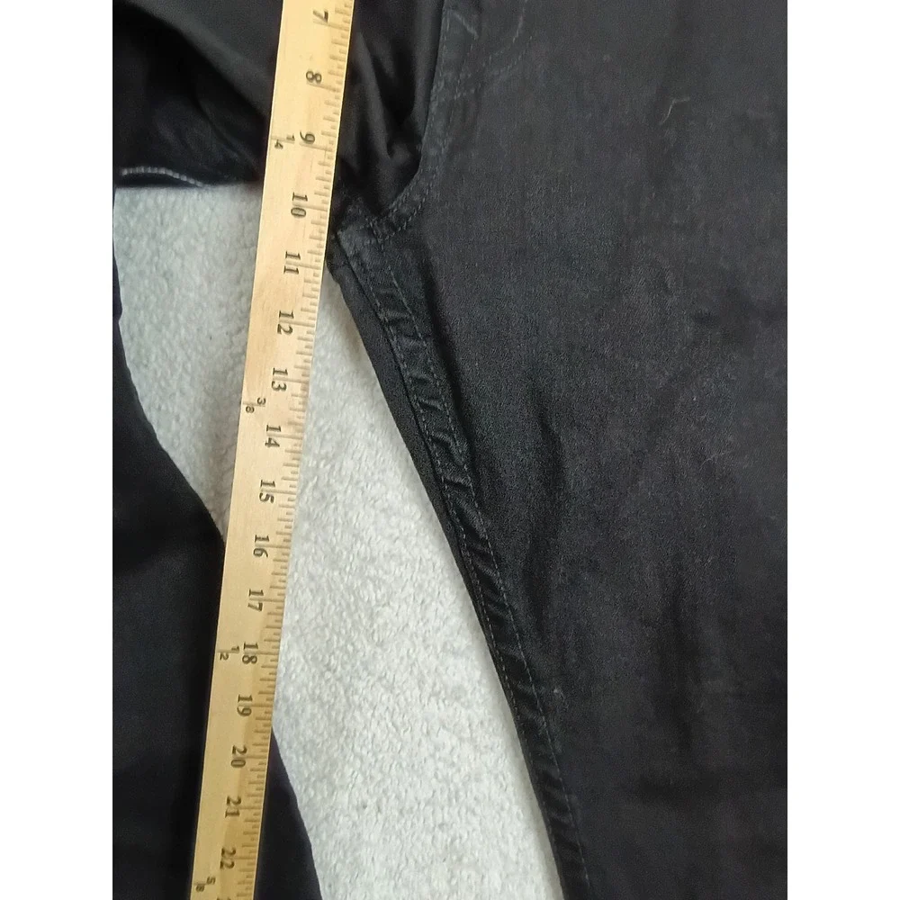 True Religion Ricky Relaxed Straight Men 38X32 Shadow Black Flap Pocket Street